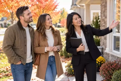Homebuyers searching for a house during the fall homebuying season